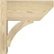 Ekena Millwork Thorton Slat Rough Sawn Outlooker, Douglas Fir, 8"W x 16"D x 16"H OUT08X16X16THR06RDF - alternate 2